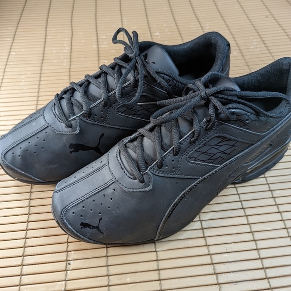 Puma Mens Tazon 6 Fracture FM 191175-01 Black Running Shoes Sneakers Size 10.5. - Picture 2 of 9